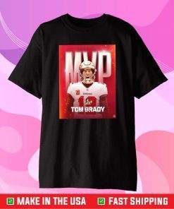 Tom Brady MVP Tampa Bay Buccaneers T-Shirt Champions Super Bowl 2021 NFL Classic T-Shirt