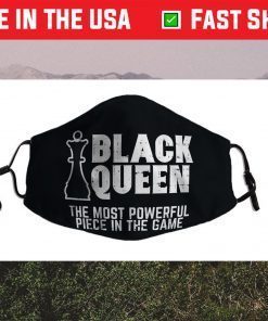Black Queen Most Powerful Chess African American 2021 Face Mask