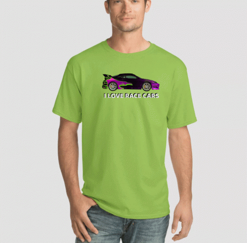 Connor Loves Race Cars T-Shirt