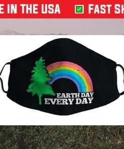 Earth Day Everyday Funny Face Mask