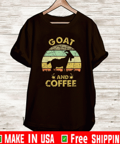 GOAT AND COFFEE VINTAGE T-SHIRT