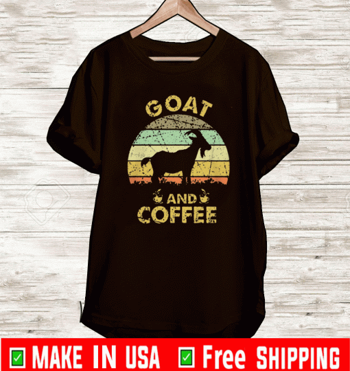 GOAT AND COFFEE VINTAGE T-SHIRT