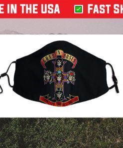 Guns N' Roses Official Cross Filter Face Mask