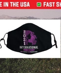 International Women's Day 2021 Choose To Challenge Cloth Face Mask