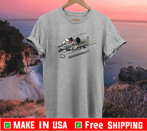 Snoopy Fighter Aircraft Brrrtt Shirt