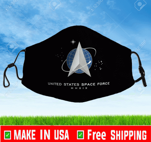 Flag of the United States Space Force Face Mask