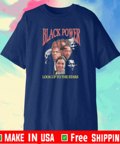 TYCUN YOURS TRULY BLACK POWER LOOK UP TO THE STARS SHIRT