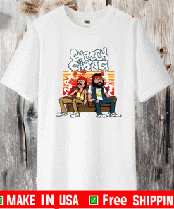 Cheech And Chong With Scooby Doo Smoke Shirt