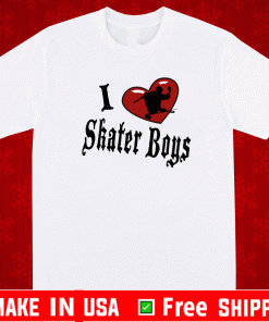 I Heart Skater Boys Shirt