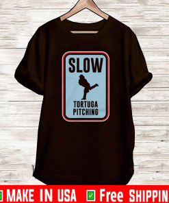 Slow Tortuga Pitching Tee Shirts