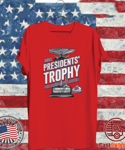 2021 Presidents’ Trophy Colorado Avalanche Shirt