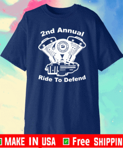 2nd annual ride to defend - defend Fight For Zero Logo Shirt