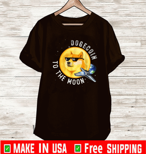 Dogecoin Crypto Shirt Doge Coin Holder Crypto To The Moon T-Shirt