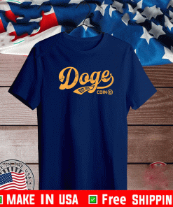 Dogecoin Doge Coin Logo Crypto Currency Meme Shirt