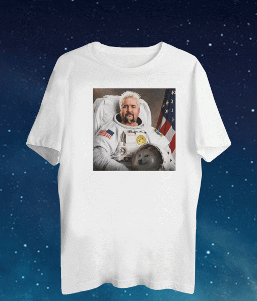 Guy Fieri Doge To The Moon T-Shirt