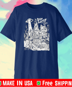 LAST PODCAST ON THE LEFT HAUNTED HOUSE SHIRT