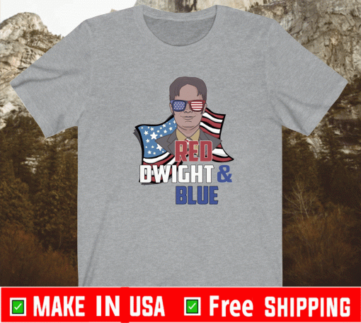 Red Dwight And Blue Tee Shirts