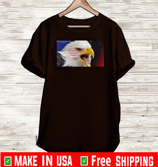 STEEL COUNTRY USA SCREAMING PATRIOT EAGLE SHIRT