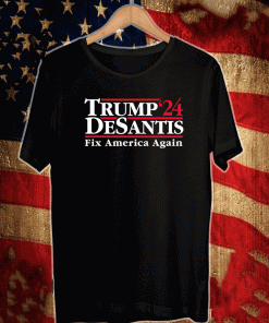 Buy Trump DeSantis 2024 Fix America Again T-Shirt
