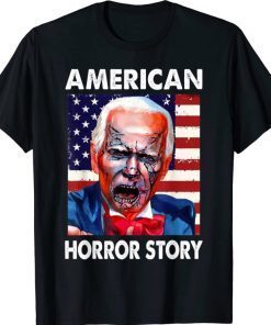 Biden Horror American Zombie Story Halloween Tee Shirt