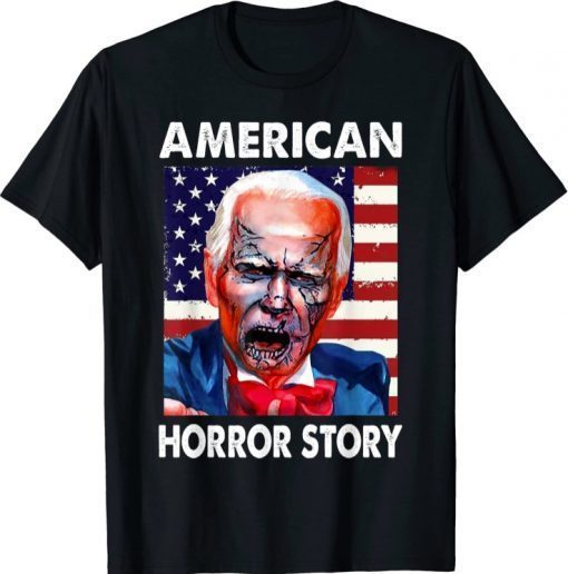 Biden Horror American Zombie Story Halloween Tee Shirt