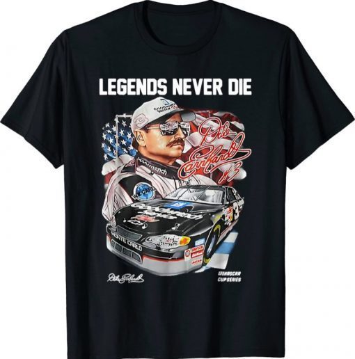 Legend Never Die Dales Earnhardts Signatures T-Shirt