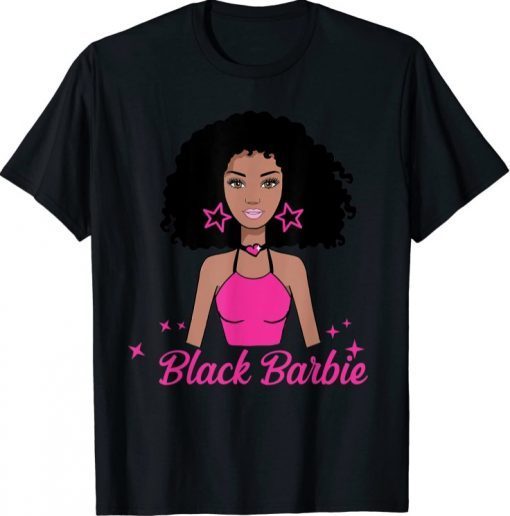 Black-Barbie Melanin Girl Afro Women T-Shirt