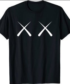 Aesthetic KAWS X Eyes Streetwear Art Fashion Hype Graphic T-Shirt