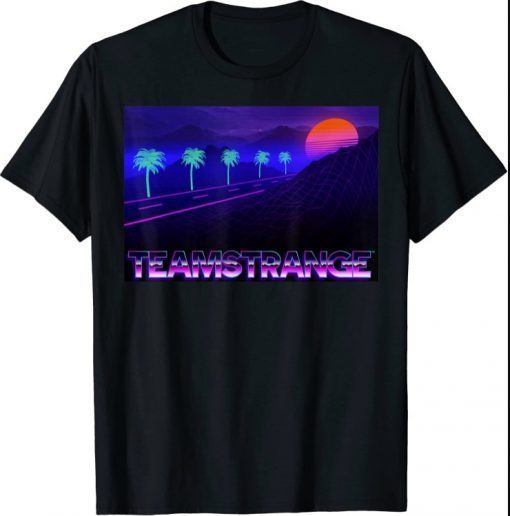 Teamstrange Retro Rad 80s Neon Highway Rocking Design Shirts