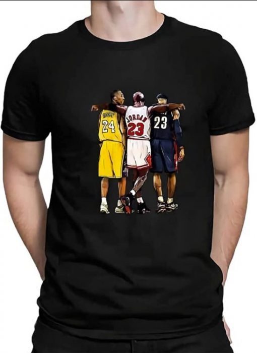 2021 JWEIUYOE Men's Famous Basketball Superstar Number 24 tee Black Cool Tshirt