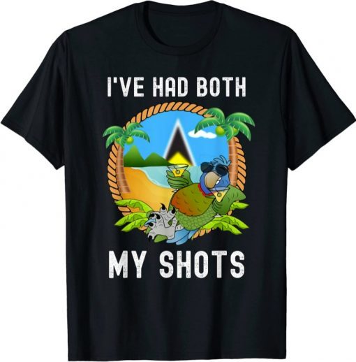 Fun Saint Lucian design, I've had both my shots Tee T-Shirt