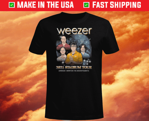 Weezer Agoraphobic Tour 2021 TShirt