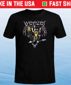 2021 Weezer Metal Tour TShirt