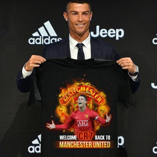 TShirt Welcome Cristiano Ronaldo Back To Manchester United Unisex