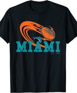 Miami Sports Team Est.1966 Athletic Novelty Dolphin T-Shirt