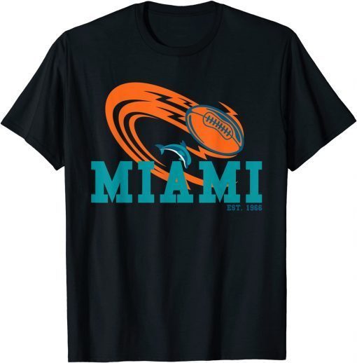 Miami Sports Team Est.1966 Athletic Novelty Dolphin T-Shirt