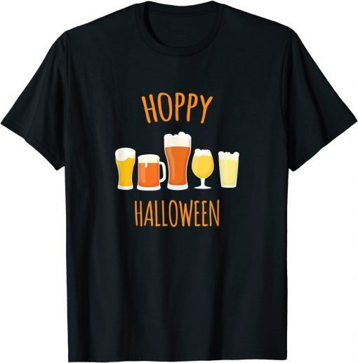 Hoppy Halloween - Funny Halloween Beer Drinking Classic T-Shirt