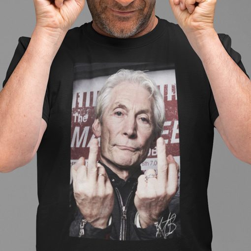 Shirt Rolling Stones Drummer Charlie Watts
