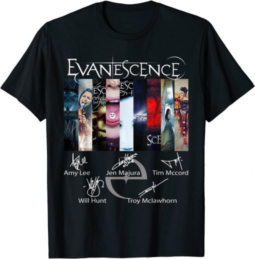 Vintage Evanescences Art Band Music Legend 80s 90s Funny T-Shirt