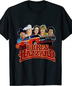 Retro Hazzard Cars Outfits Design Art The Dukes Music Season Unisex T-Shirt