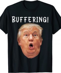 Trump Buffering Sarcastic President biden Git For Republica T-Shirt