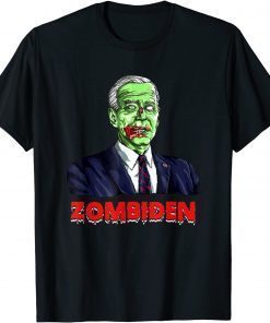 Official ZomBiden face Funny America's Nightmare Joe Halloween T-Shirt