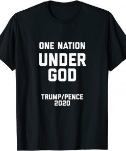 Official One Nation Under God Trump 2020 T-Shirt