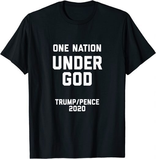 Official One Nation Under God Trump 2020 T-Shirt
