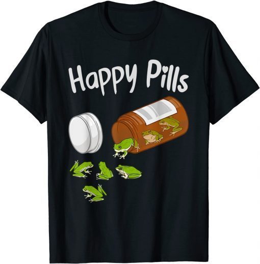 Happy Pills Frog Funny Catcher Frog Unisex T-Shirt