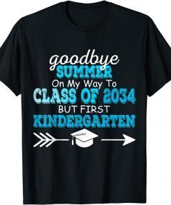 Official First Day Of School Back To School First Day Of Kindergarten T-Shirt