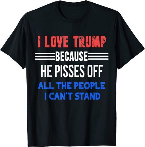 Classic republicans voter love trump and anti joe biden T-Shirt