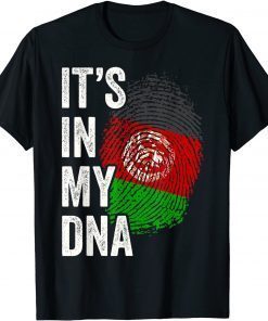 ITS IN MY DNA Afghanistan Flag Afghan Roots Pride Genetic Unisex T-Shirt