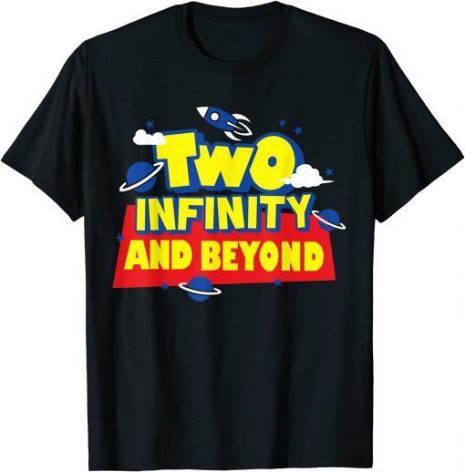 Official Two Infinity N Beyonds 2nd Birthday Children Toddler Boys T-Shirt
