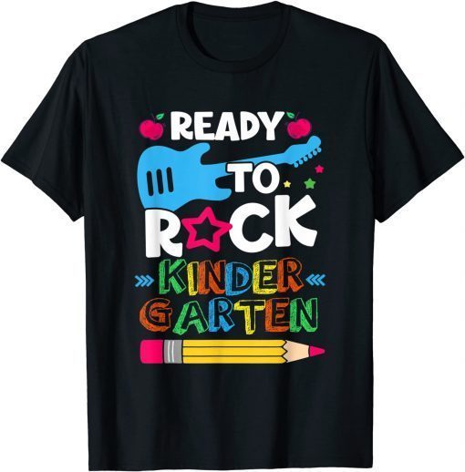First Day Of Kindergarten Ready To Rock Kindergarten T-Shirt